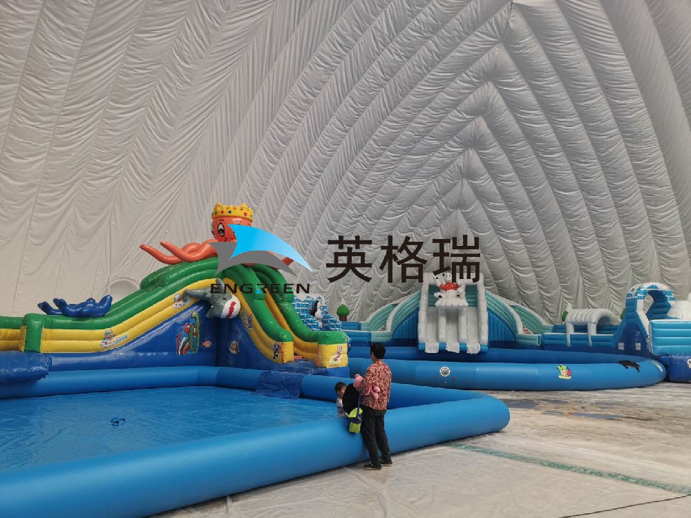 氣膜搭建的室內水上樂園，你心動了嗎？